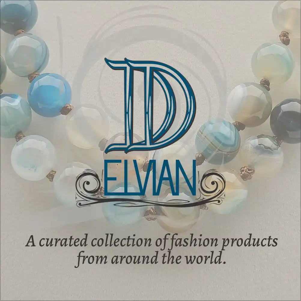 Fashionable beaded necklace.